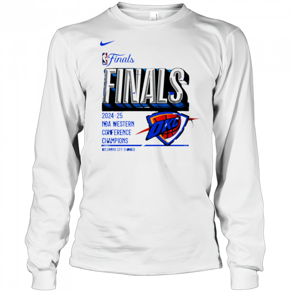Oklahoma City Thunder Western Conference Finals 2025 shirt Long Sleeved