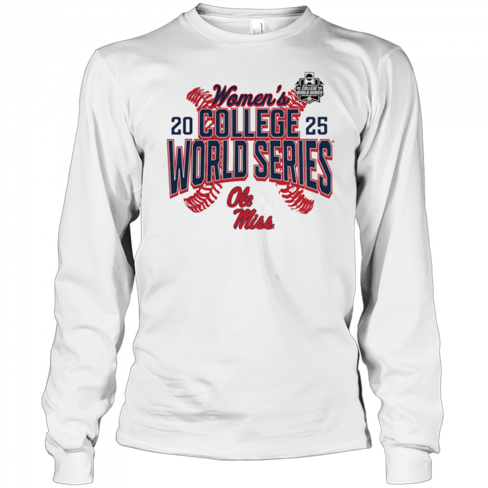 Ole Miss Rebels 2025 NCAA Softball Women’s College World Series Cut Off shirt Long Sleeved