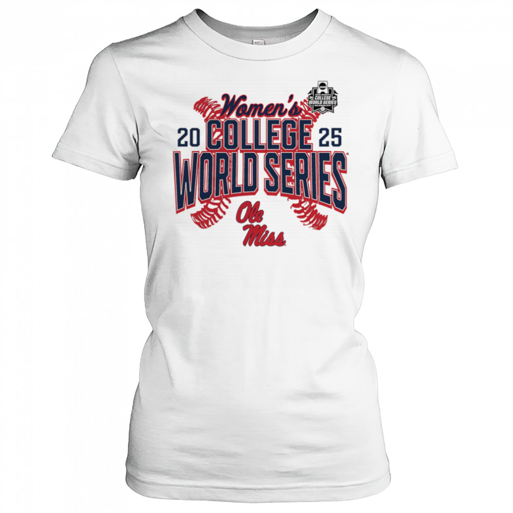 Ole Miss Rebels 2025 NCAA Softball Women’s College World Series Cut Off shirt Women's T-shirt