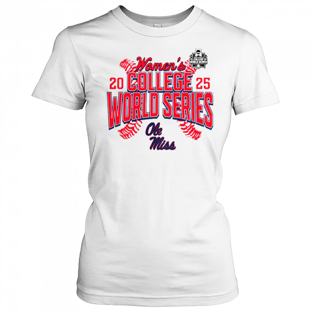 Ole Miss Rebels 2025 NCAA Softball Women’s College World Series T-Shirt Women's T-shirt