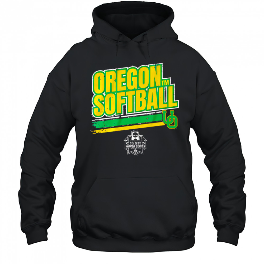 Oregon Softball Women’s College World Series Stripe shirt Hoodie