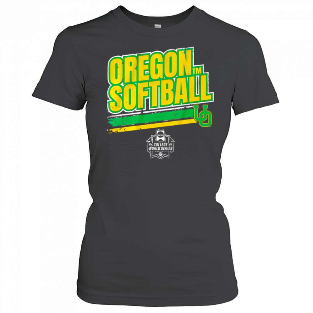 Oregon Softball Women’s College World Series Stripe shirt Women's T-shirt