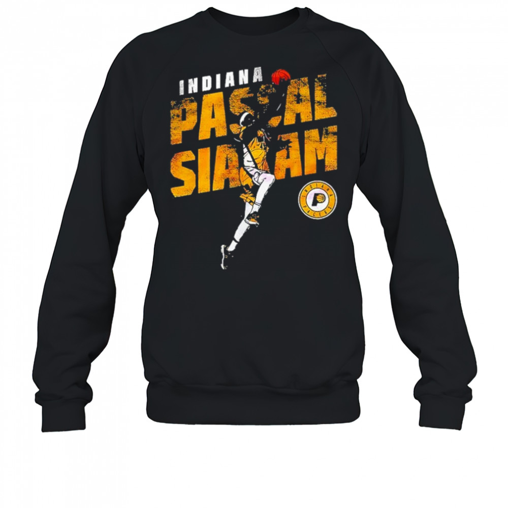 Pascal Siakam Indiana Pacers Basketball Slant Nba Player Vintage Shirt Sweatshirt