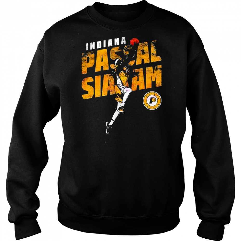 Pascal Siakam Indiana Pacers Basketball Slant Nba Player Vintage Shirt Hoodie