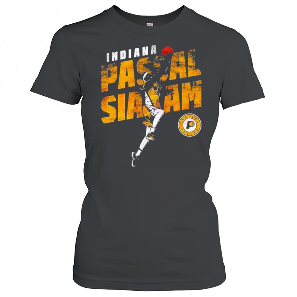 Pascal Siakam Indiana Pacers Basketball Slant Nba Player Vintage Shirt Women's T-shirt
