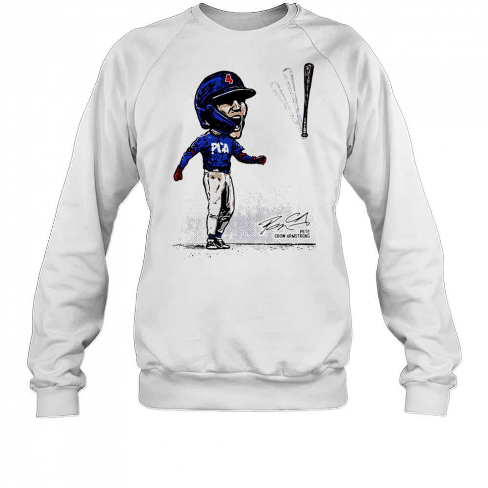 Pete Crow-Armstrong Batflip big head shirt Sweatshirt