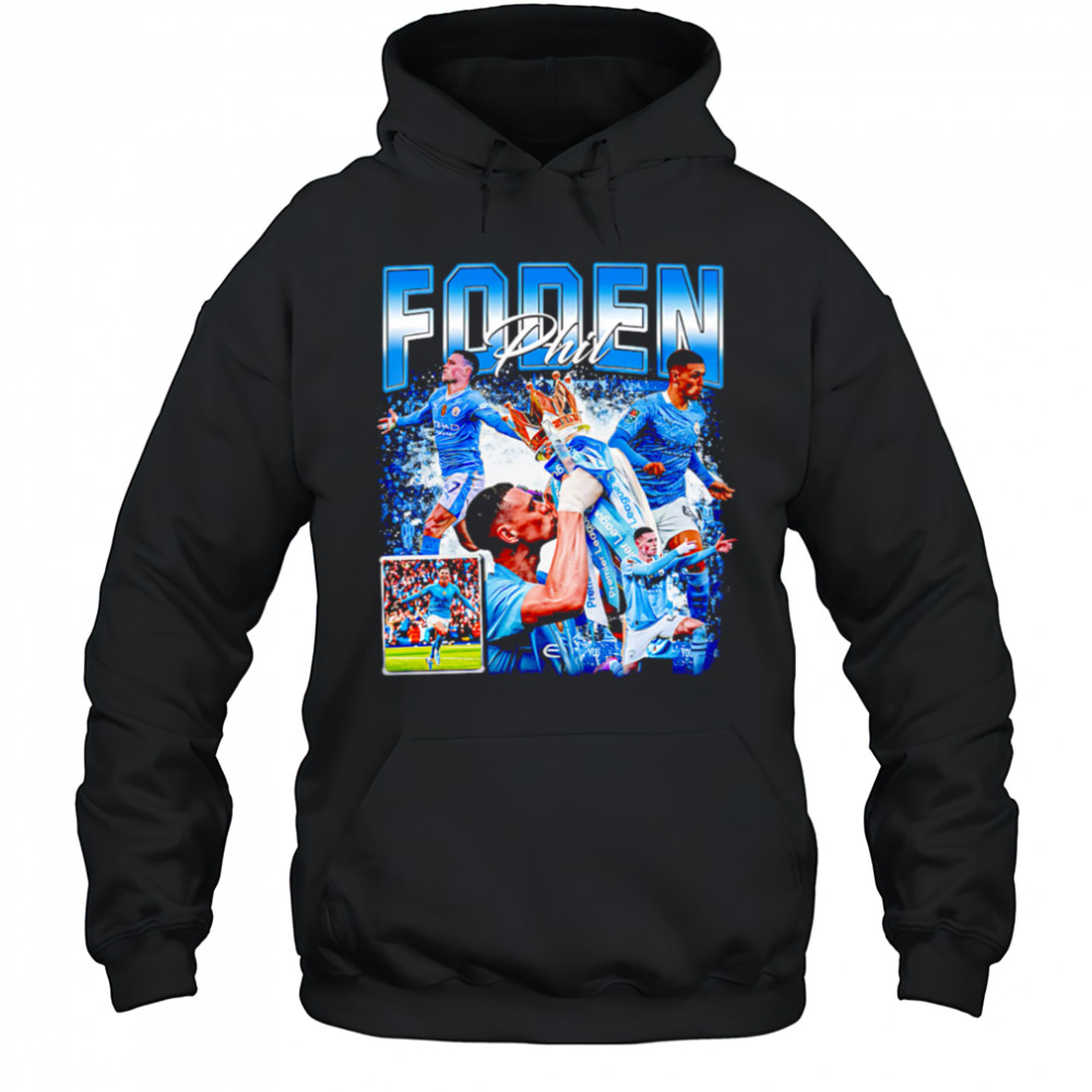 Phil Foden Manchester City Vintage 90s Graphic shirt Hoodie