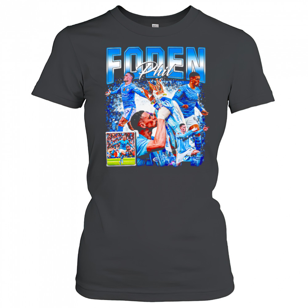 Phil Foden Manchester City Vintage 90s Graphic shirt Women's T-shirt