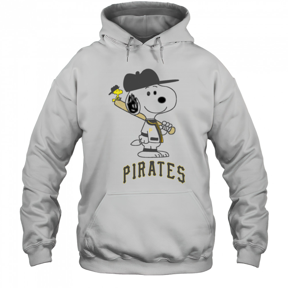 Pittsburgh Pirates Snoopy Baseball funny cartoon shirt Hoodie