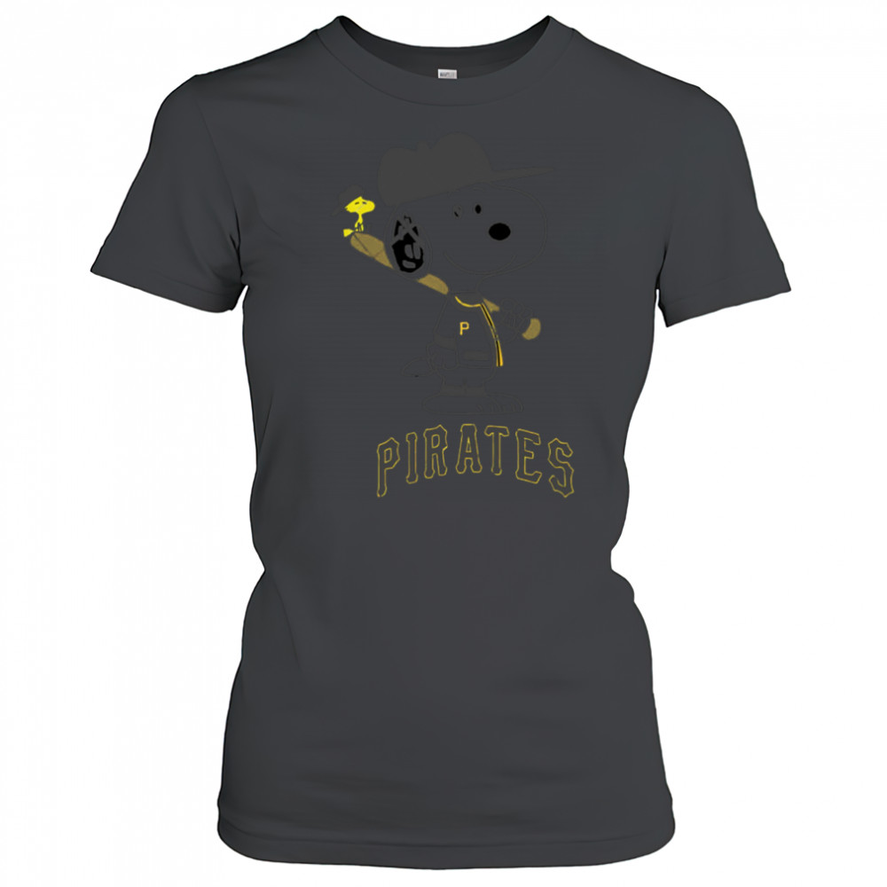 Pittsburgh Pirates Snoopy Baseball funny cartoon shirt Women's T-shirt