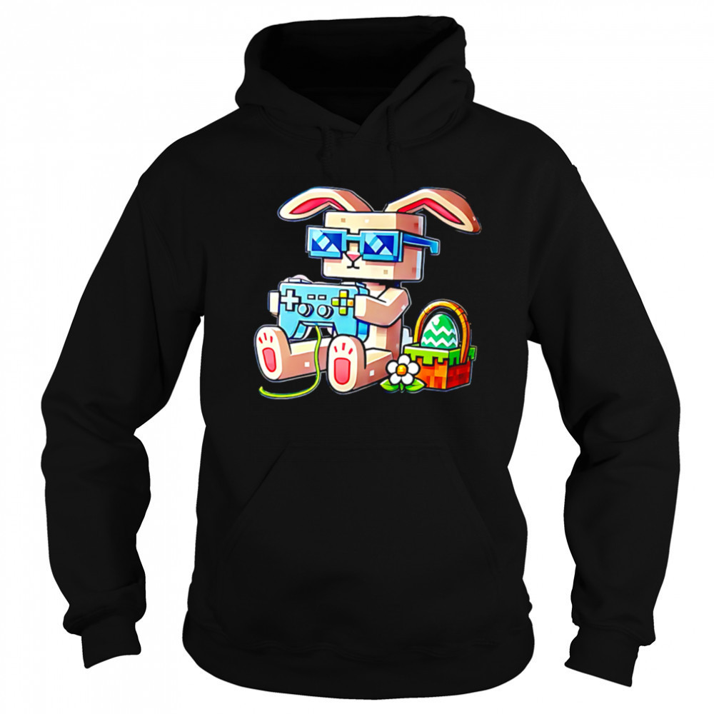 Pixel Gamer Bunny Easter Gaming shirt Sweatshirt