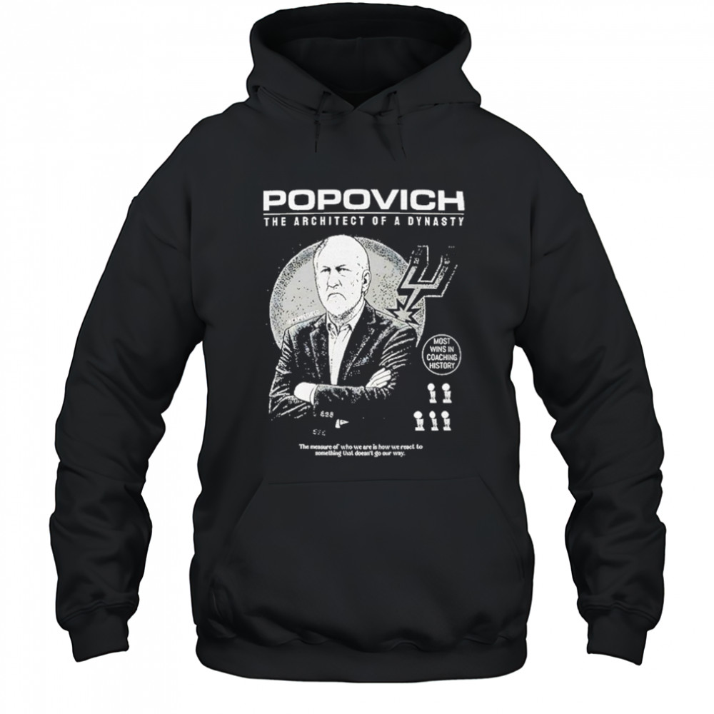 Popovich The Architect Of A Dynasty Shirt Hoodie