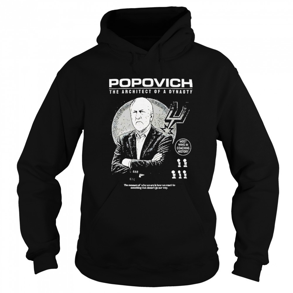Popovich The Architect Of A Dynasty Shirt Sweatshirt