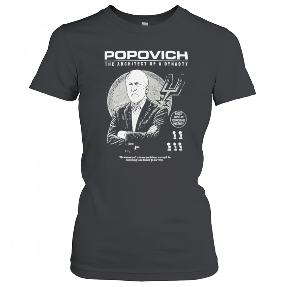 Popovich The Architect Of A Dynasty Shirt Women's T-shirt
