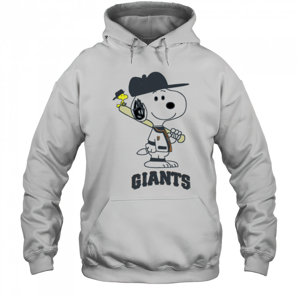 San Francisco Giants Snoopy Baseball funny cartoon shirt Hoodie