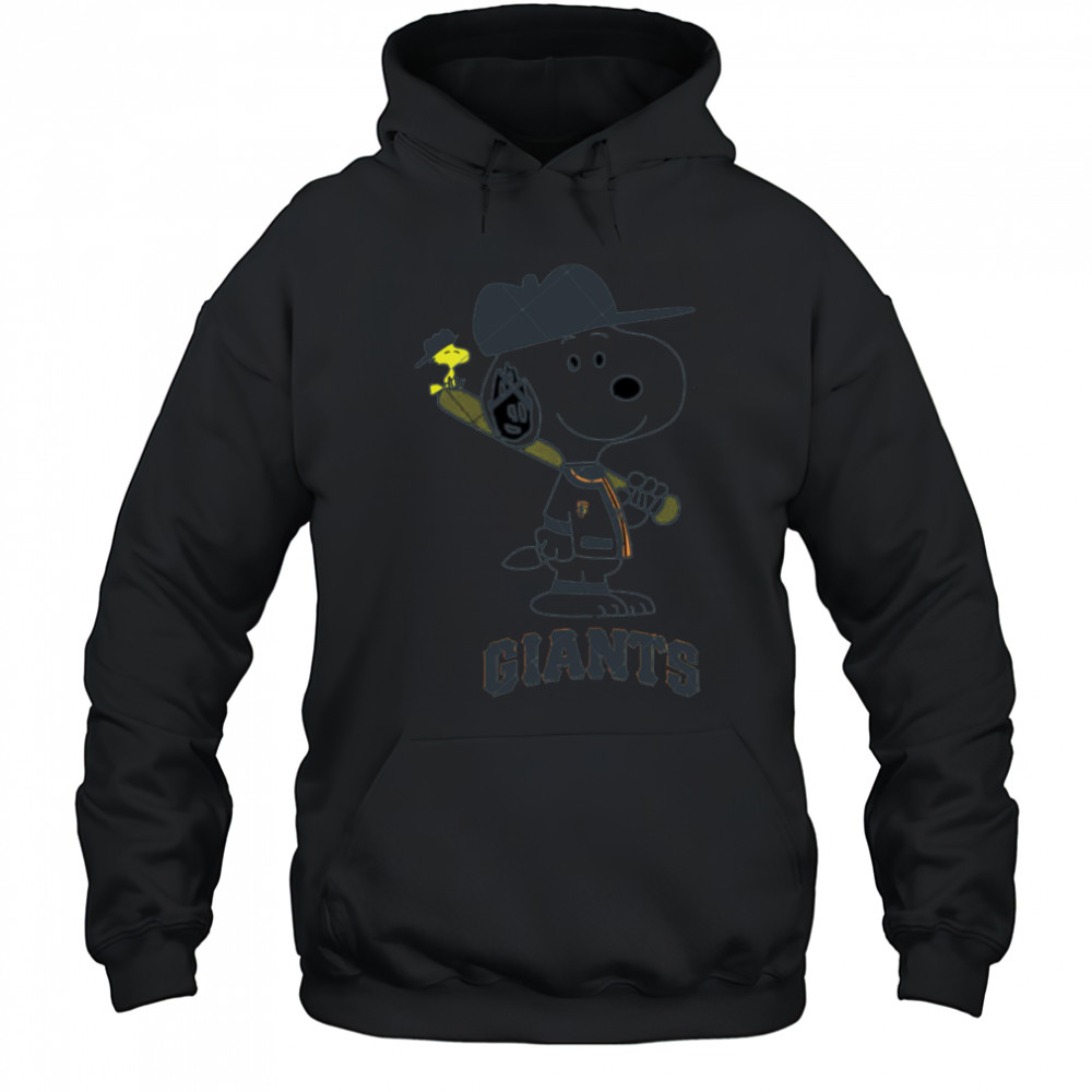 San Francisco Giants Snoopy Baseball funny cartoon shirt Hoodie