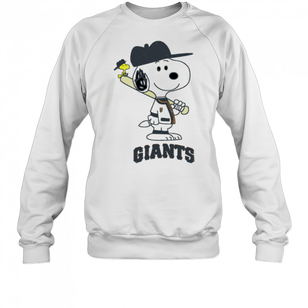 San Francisco Giants Snoopy Baseball funny cartoon shirt Sweatshirt