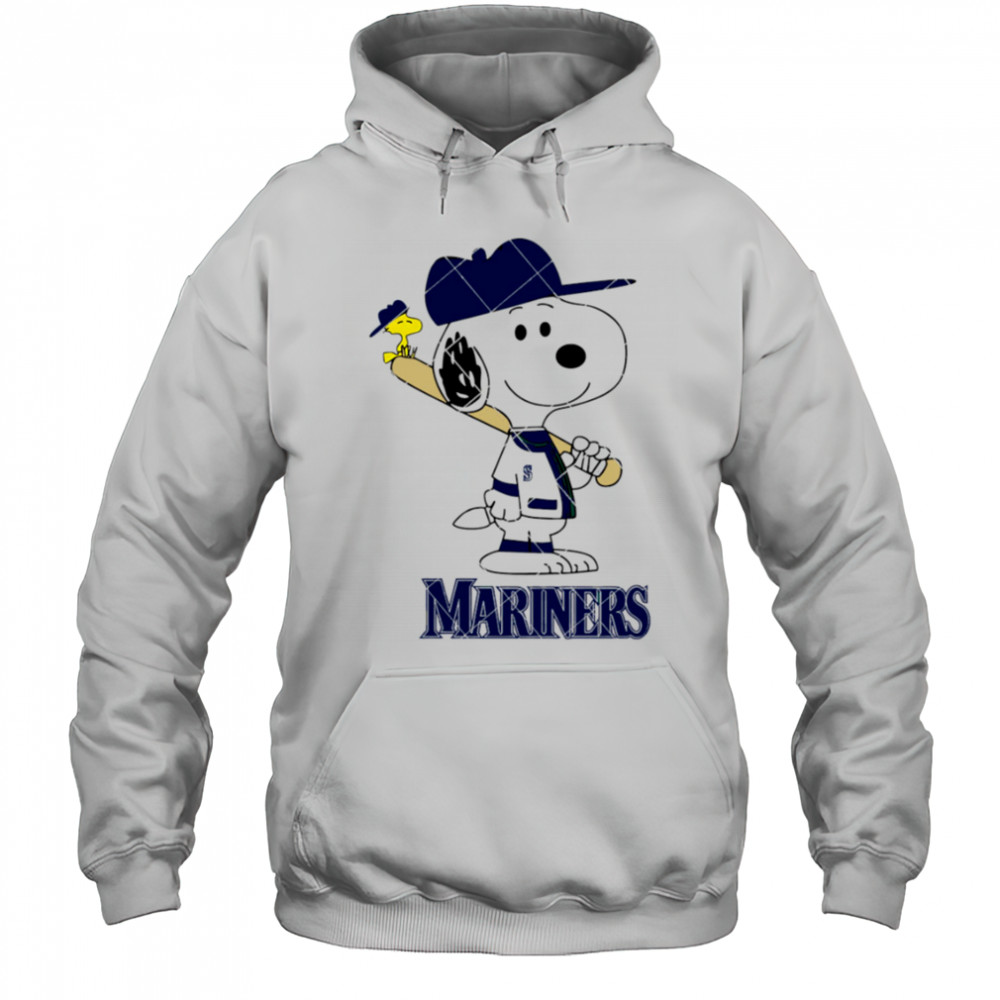 Seattle Mariners Snoopy Baseball funny cartoon shirt Hoodie