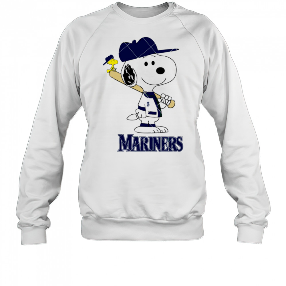 Seattle Mariners Snoopy Baseball funny cartoon shirt Sweatshirt