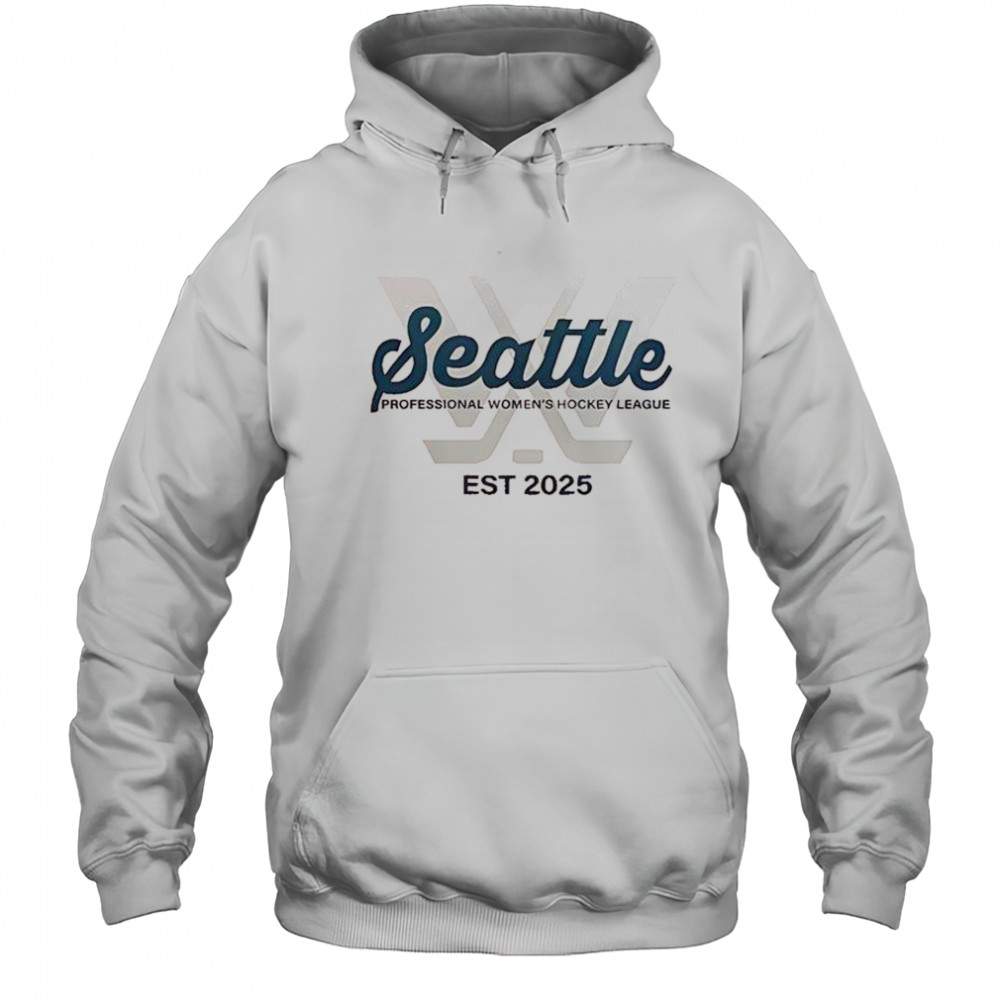 Seattle Professional Women’s Hockey League Est 2025 T-Shirt Hoodie