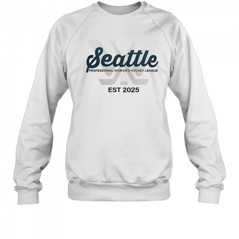 Seattle Professional Women’s Hockey League Est 2025 T-Shirt Sweatshirt