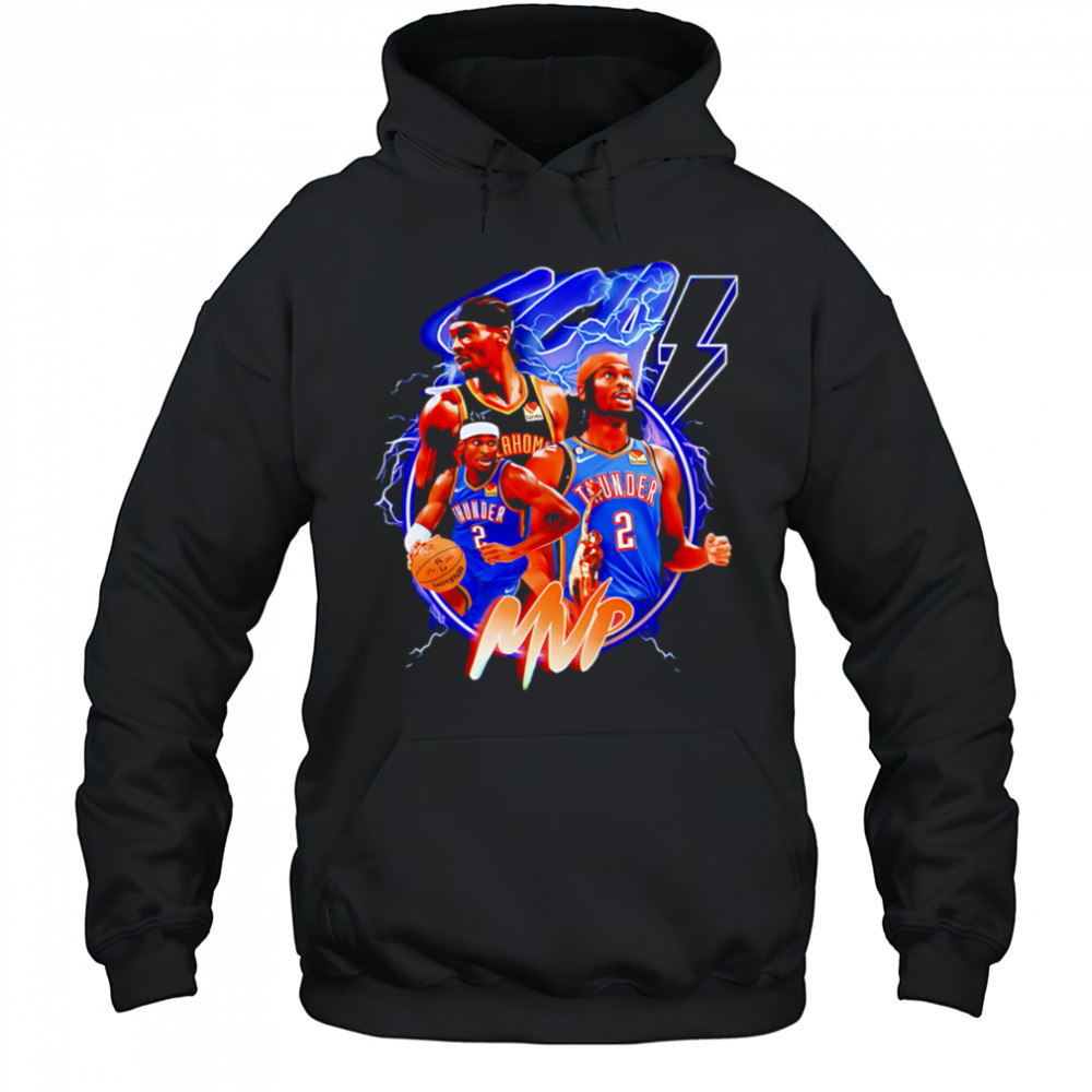 Shai Gilgeous-Alexander MVP Thunder graphic shirt Hoodie