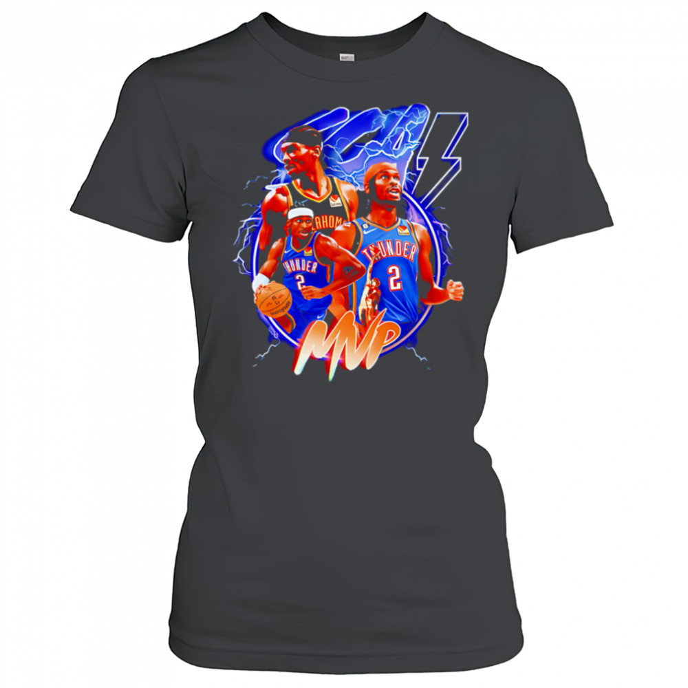 Shai Gilgeous-Alexander MVP Thunder graphic shirt Women's T-shirt