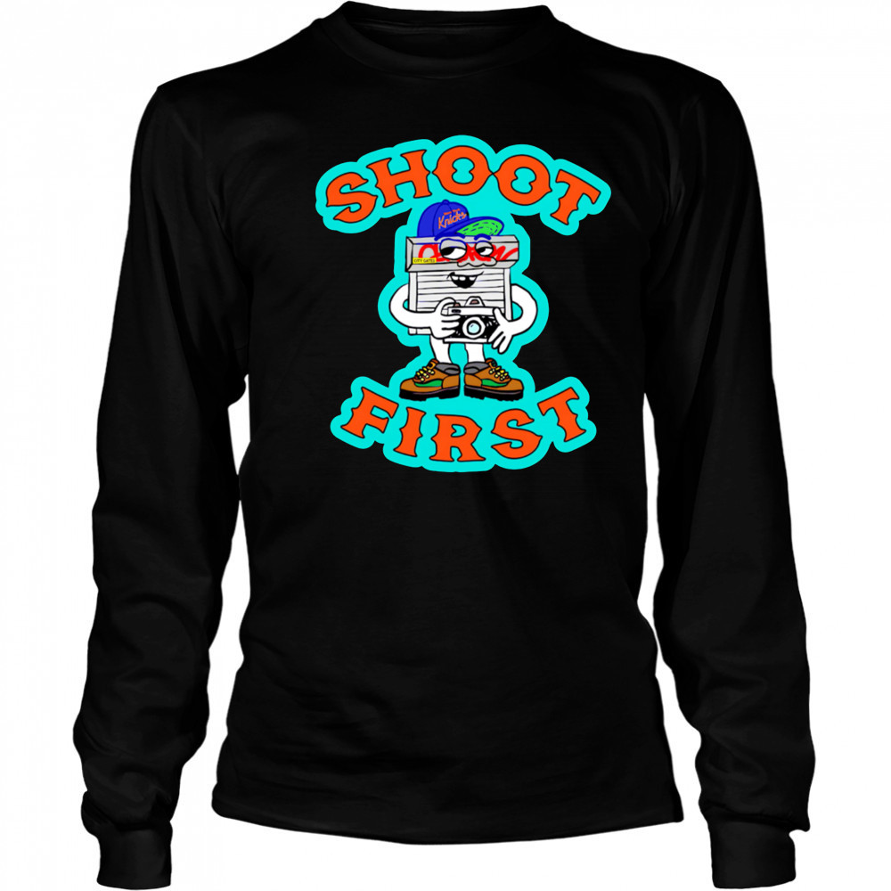 Shoot First New York Knicks shirt Long Sleeved