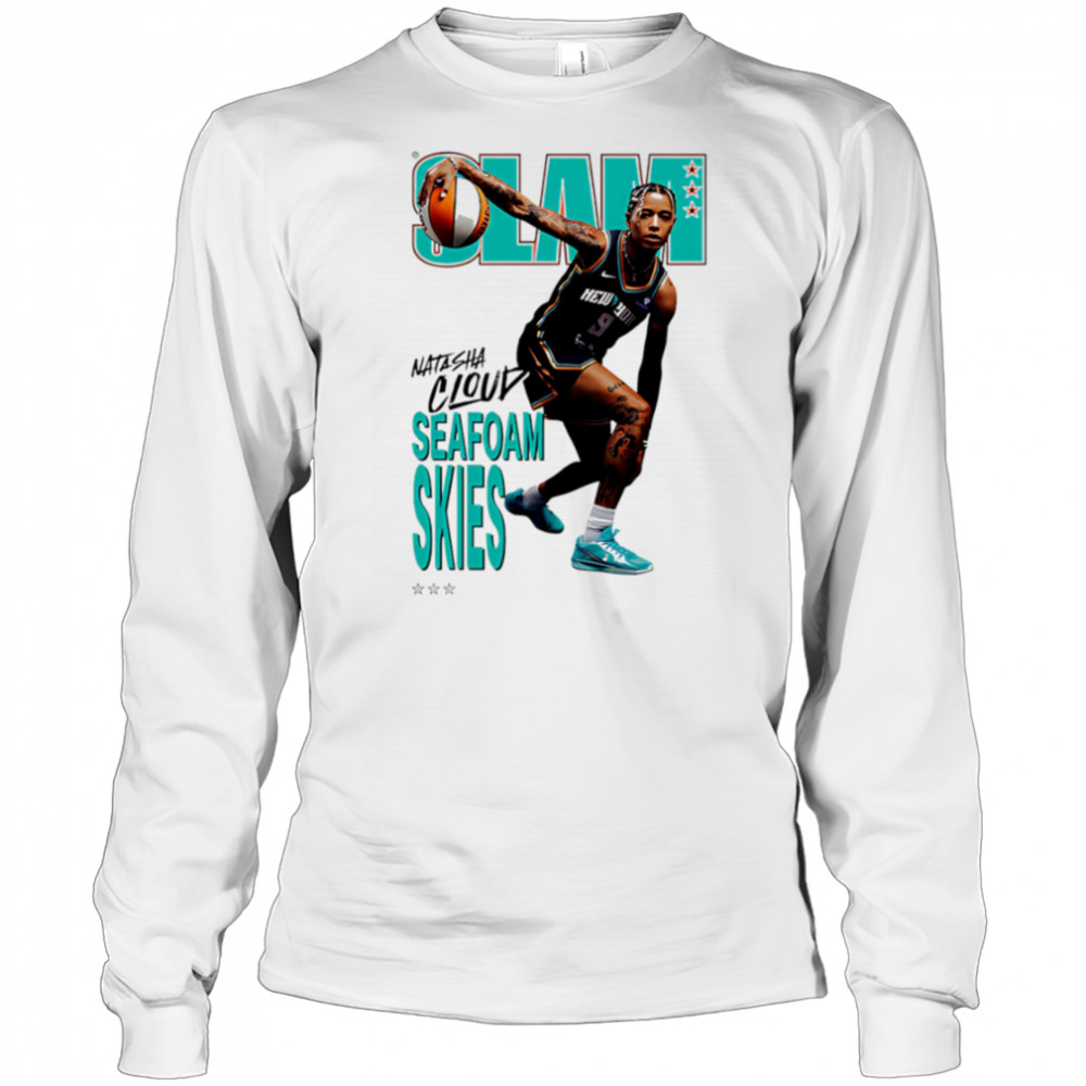 Slam Natasha Cloud seafoam skies shirt Long Sleeved