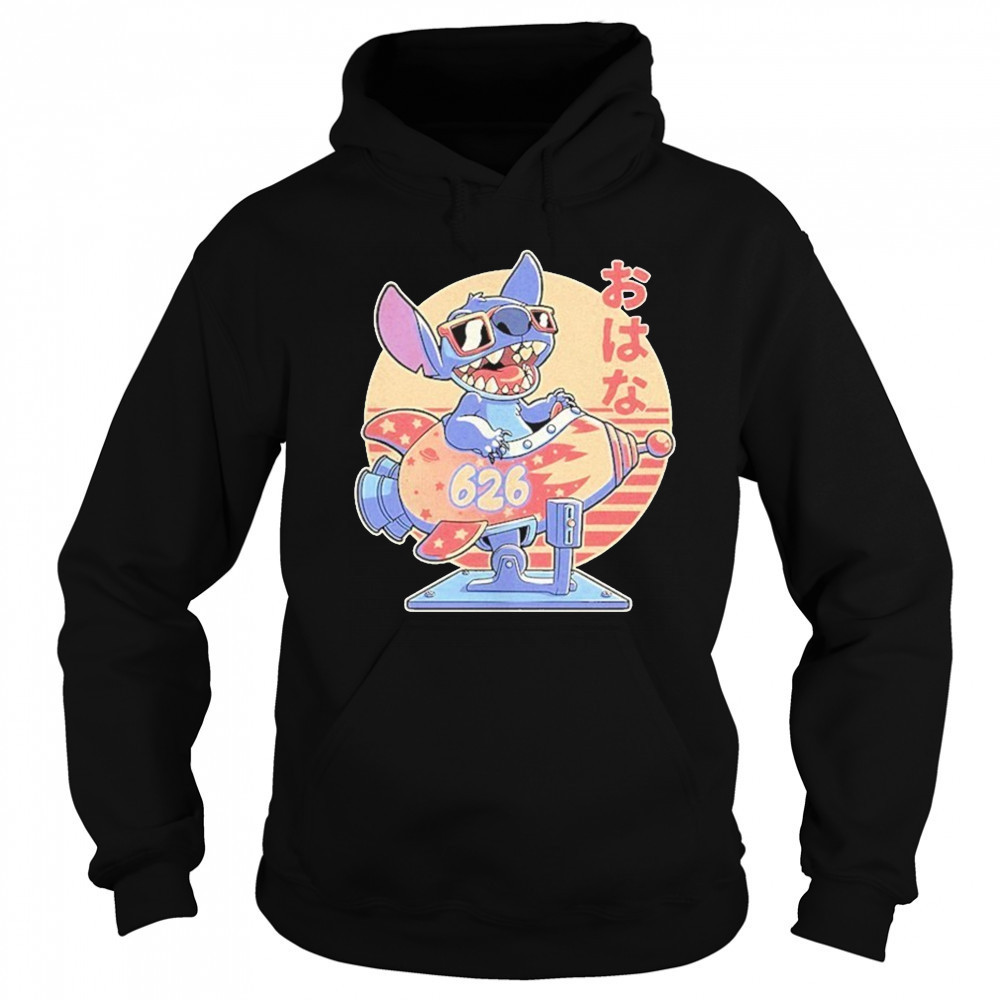 Stitch On A Coin Operated Ride Extraterrestrial Animal Spaceship Shirt Sweatshirt