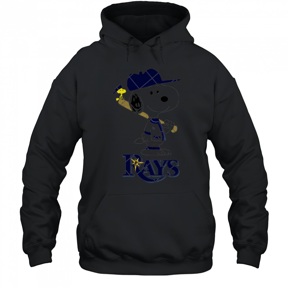 Tampa Bay Rays Snoopy Baseball funny cartoon shirt Hoodie