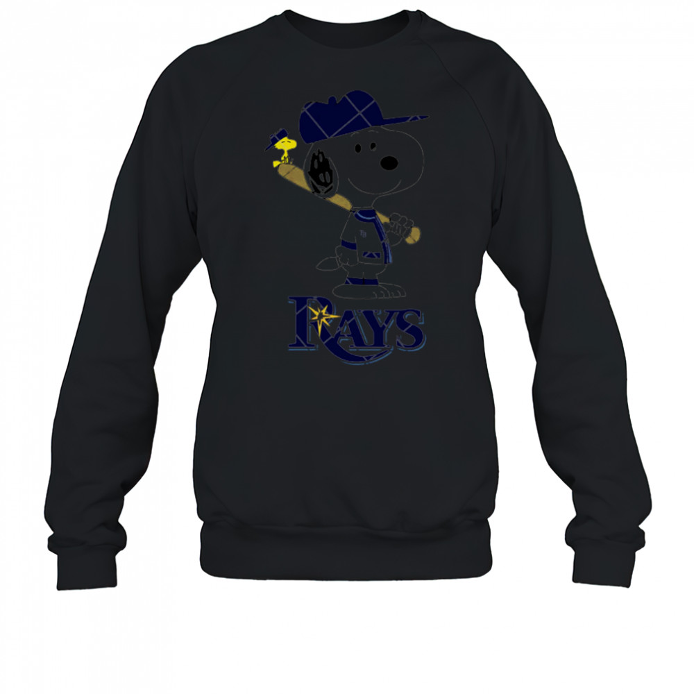 Tampa Bay Rays Snoopy Baseball funny cartoon shirt Sweatshirt