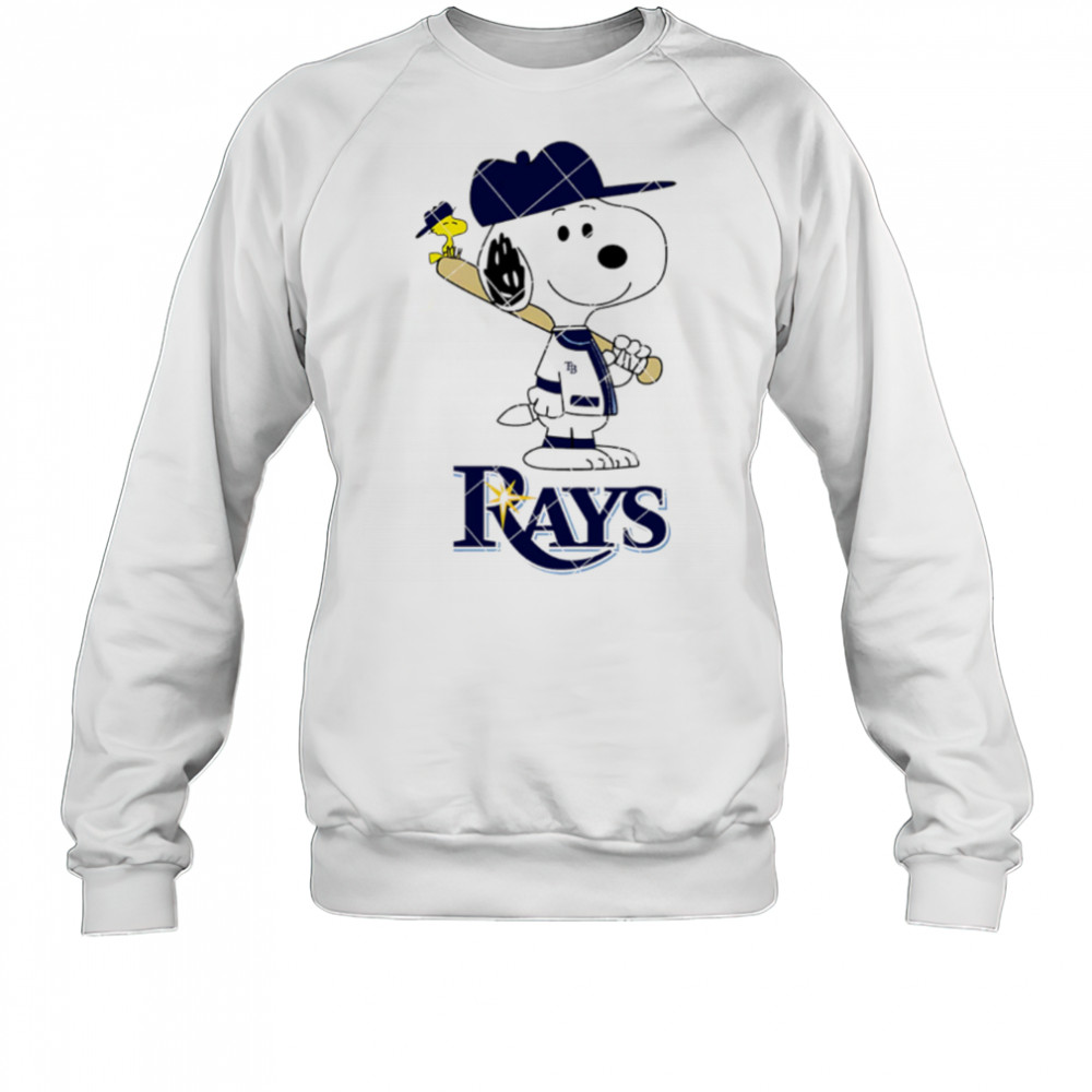 Tampa Bay Rays Snoopy Baseball funny cartoon shirt Sweatshirt