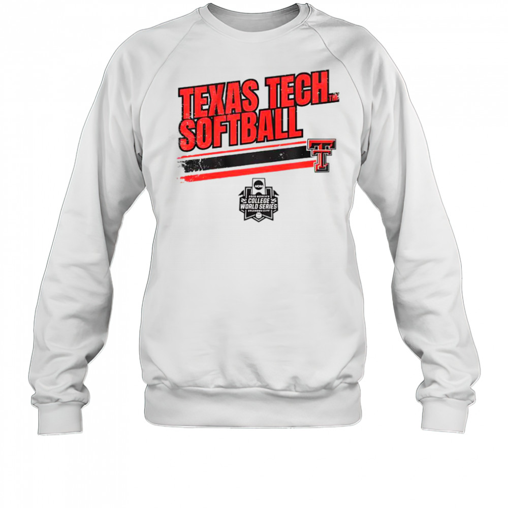 Texas Tech Softball Women’s College World Series Stripe T-Shirt Sweatshirt