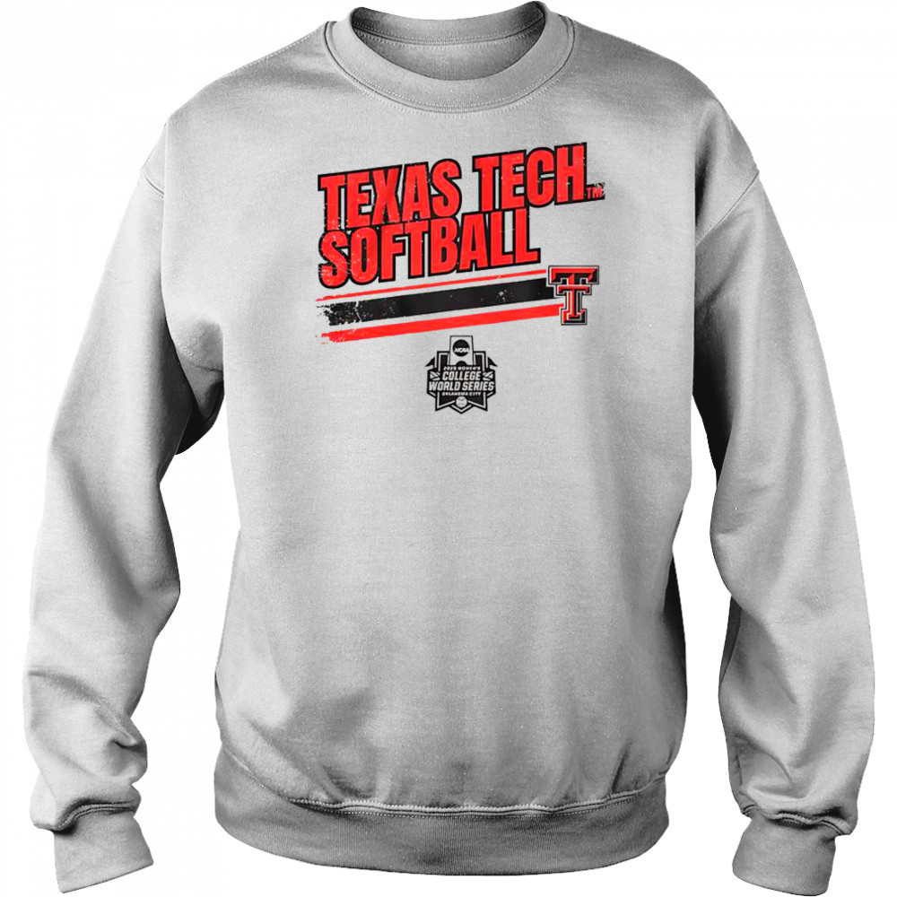 Texas Tech Softball Women’s College World Series Stripe T-Shirt Hoodie