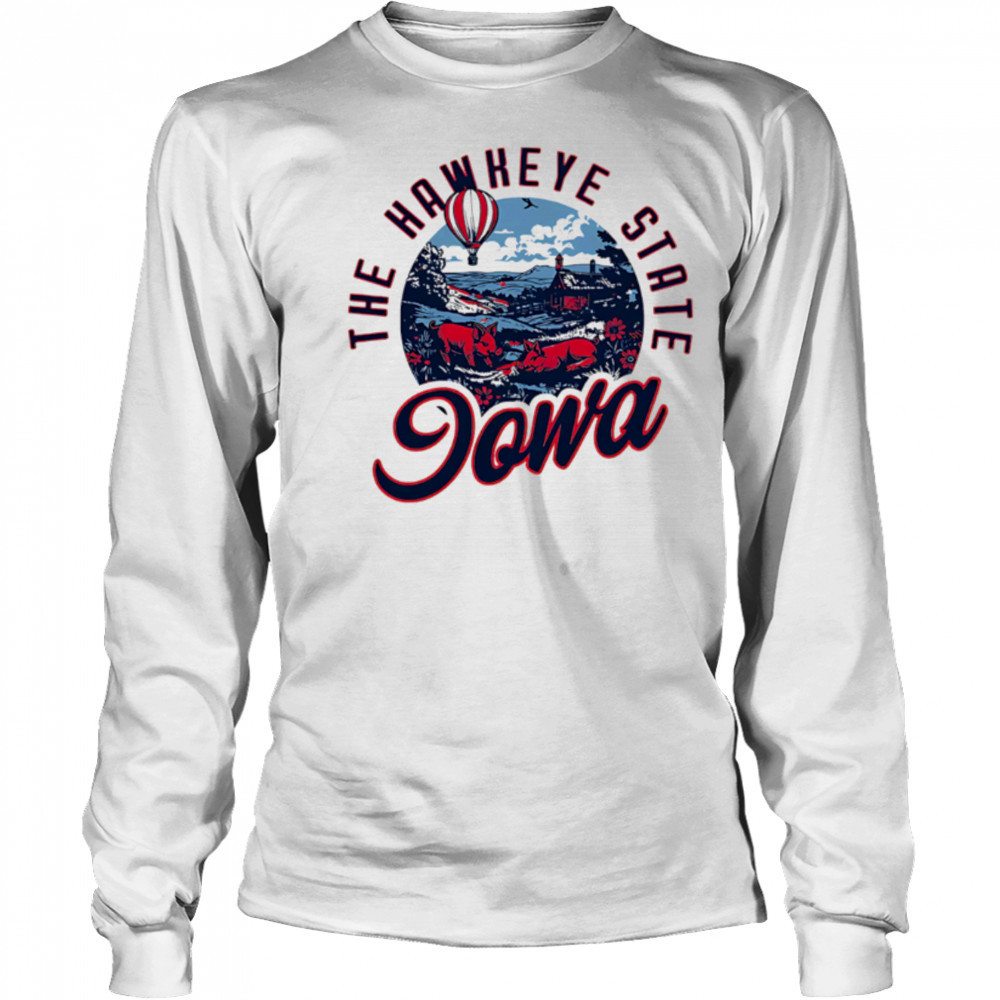 The Hawkeye State Iowa Pigs shirt Long Sleeved