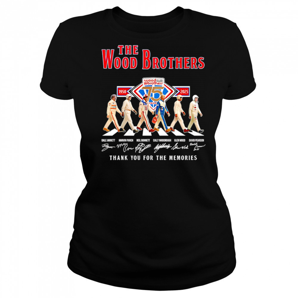 The Wood Brothers 1950-2025 Signature Thank You For The Memories shirt Women's T-shirt