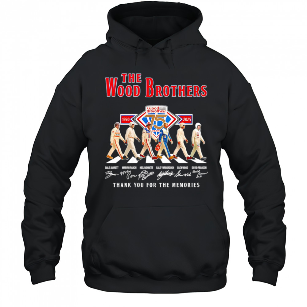 The Wood Brothers 1950-2025 Signature Thank You For The Memories shirt Hoodie