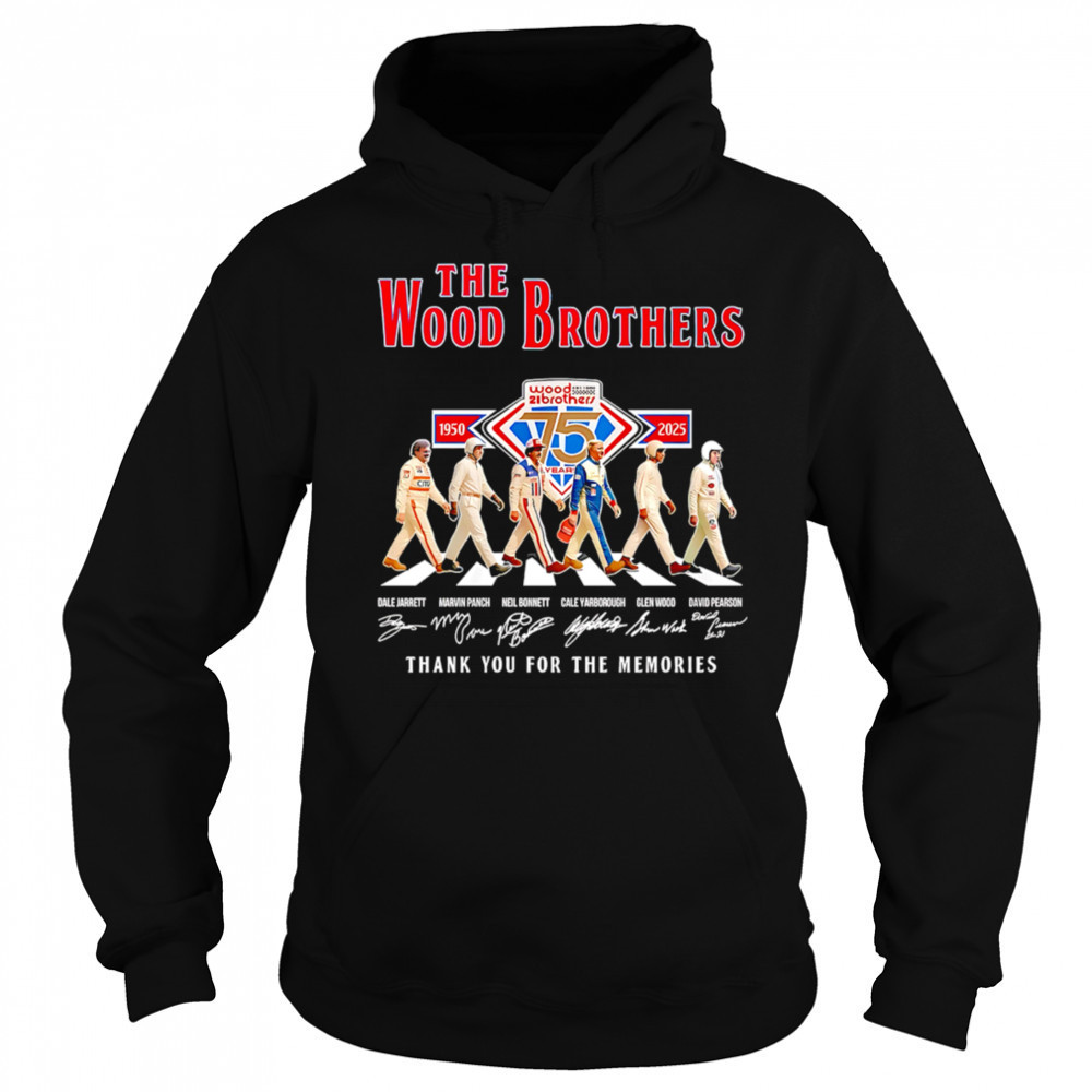 The Wood Brothers 1950-2025 Signature Thank You For The Memories shirt Sweatshirt