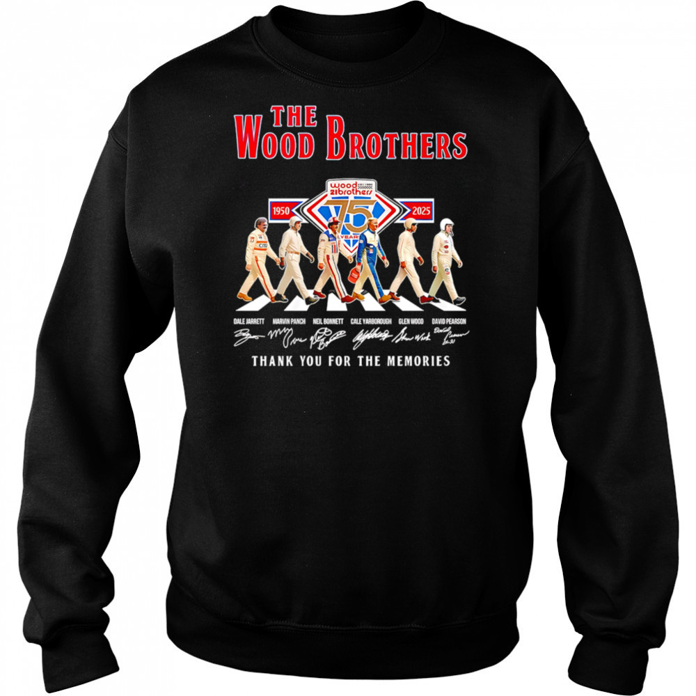 The Wood Brothers 1950-2025 Signature Thank You For The Memories shirt Hoodie