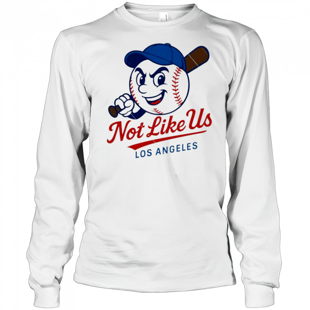They Not Like Us Los Angeles Baseball LA MLB Shirt Long Sleeved