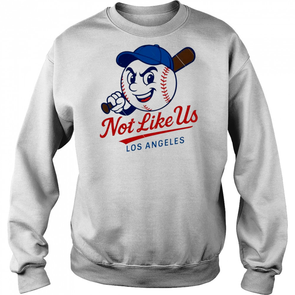 They Not Like Us Los Angeles Baseball LA MLB Shirt Hoodie