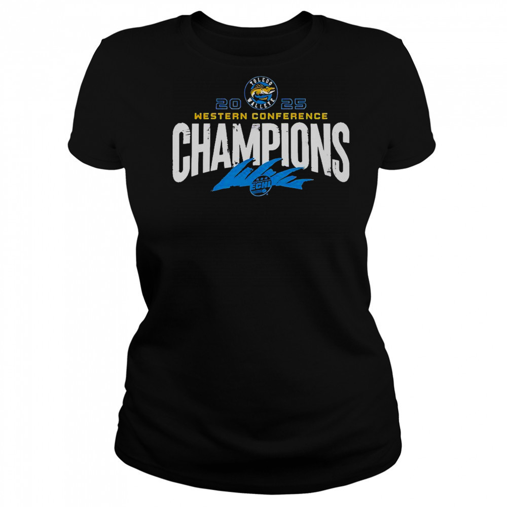 Toledo Walleye X 2025 ECHL Western Conference Champions Special T-Shirt Women's T-shirt