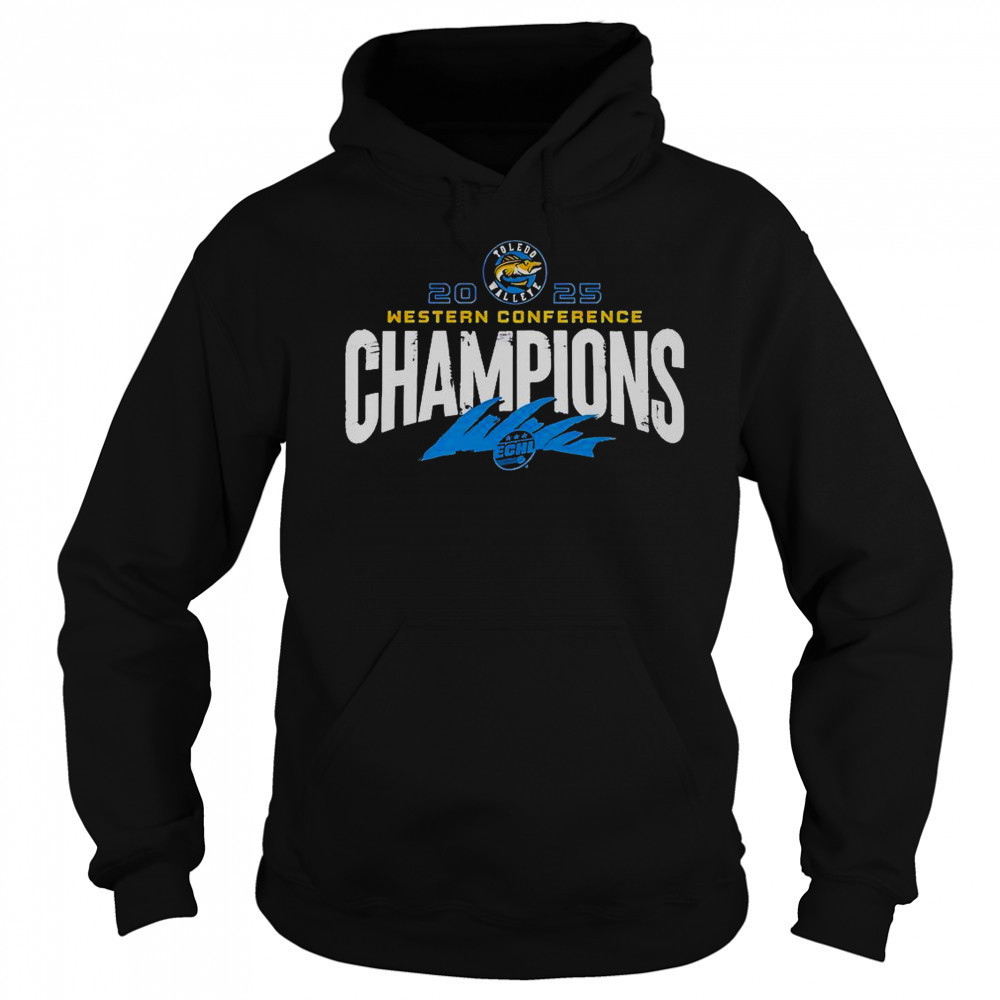 Toledo Walleye X 2025 ECHL Western Conference Champions Special T-Shirt Sweatshirt