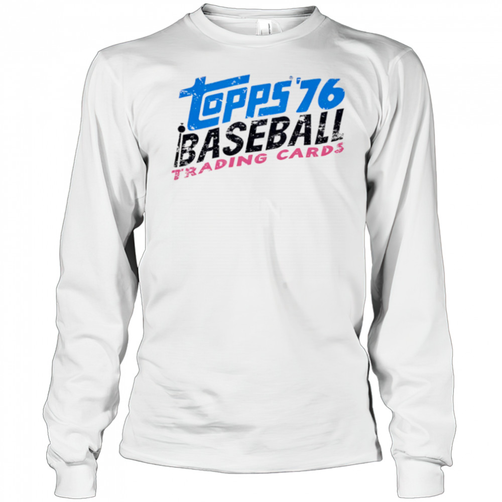 Topps ’76 Baseball Trading Cards shirt Long Sleeved