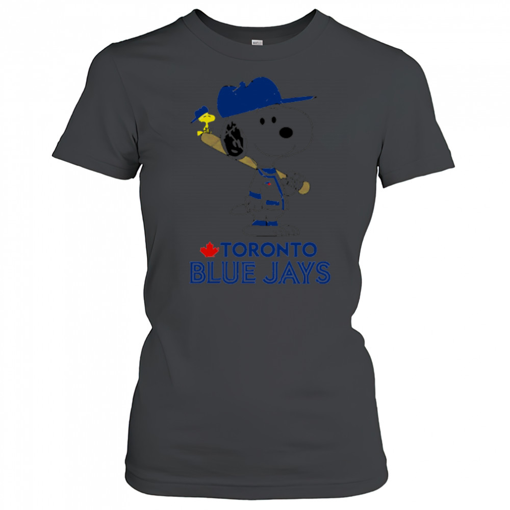 Toronto Blue Jays Snoopy Baseball funny cartoon shirt Women's T-shirt