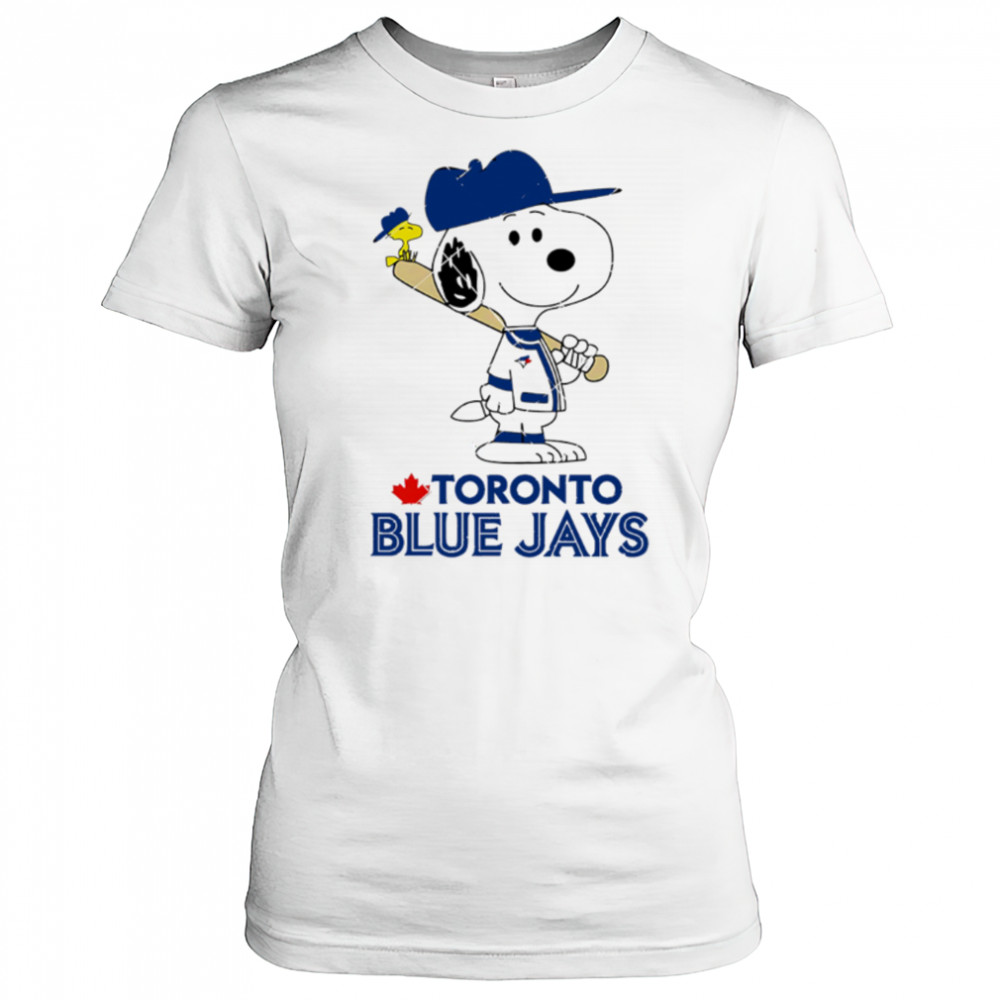 Toronto Blue Jays Snoopy Baseball funny cartoon shirt Women's T-shirt