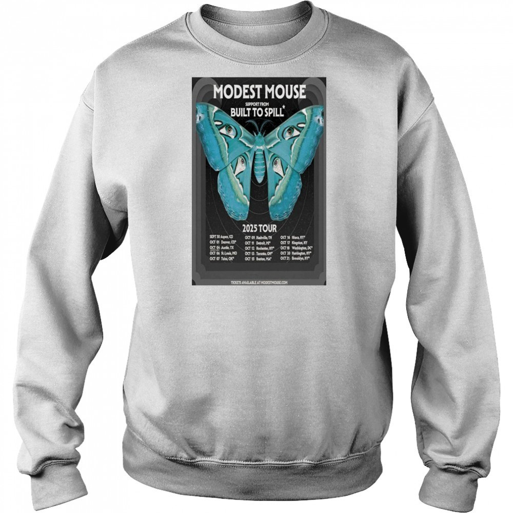 Tour Fall 2025 Modest Mouse & Built To Spill Poster shirt Hoodie