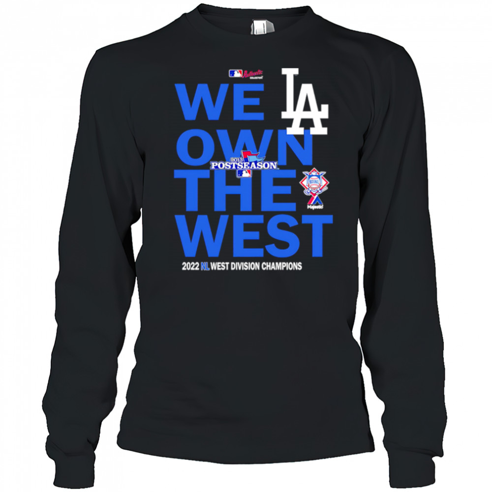 We own the west Dodger Champions West Division shirt Long Sleeved