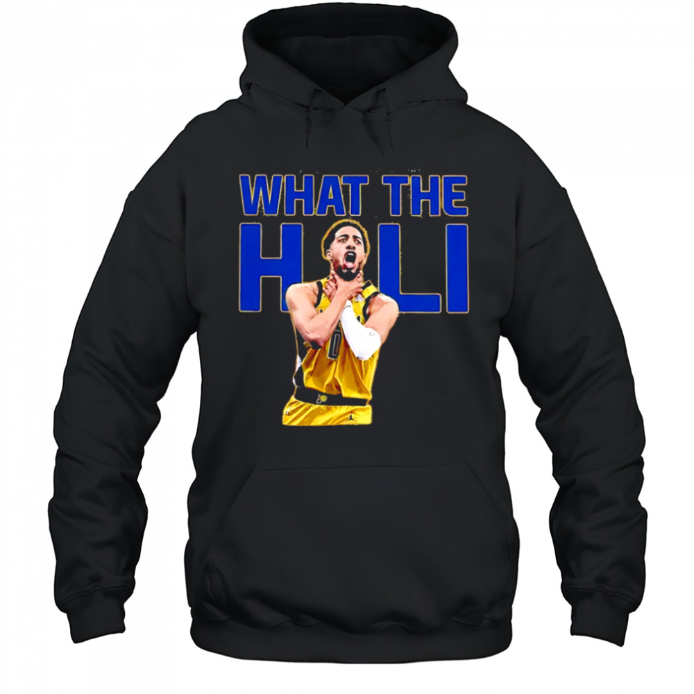 What The Hali Tyrese Haliburton choke Indiana Pacers NBA Basketball 2025 shirt Hoodie